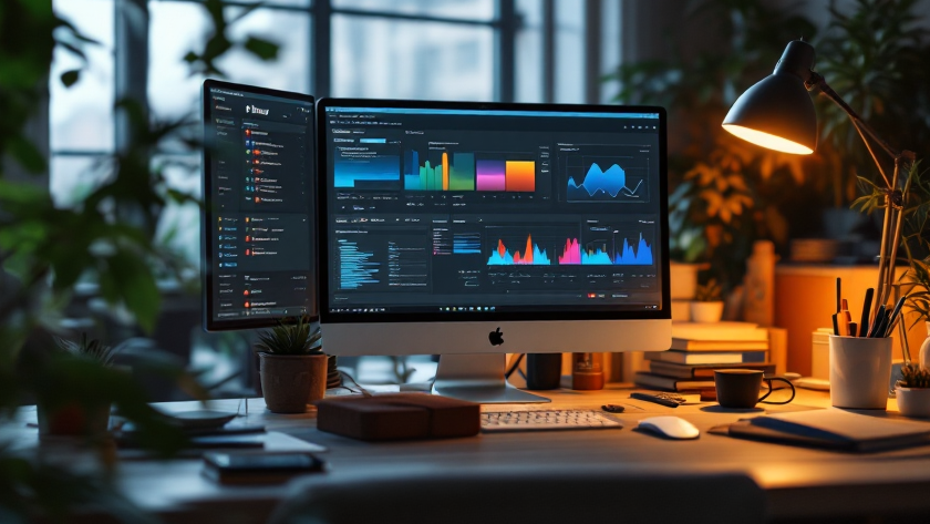 Customized Brand Guidelines Development - Graphic designer creating brand identity guidelines color palette typography on design software in creative studio