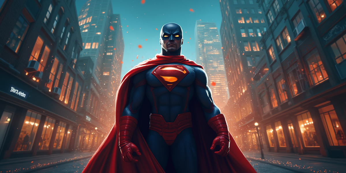 E-commerce hero banner with products