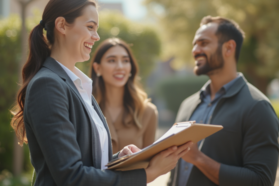 Real estate agent example