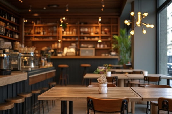 Simple URL generates coffee shop image