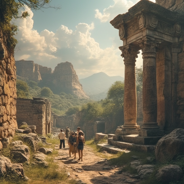 Ancient ruins exploration