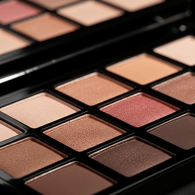 Macro shot of beauty product