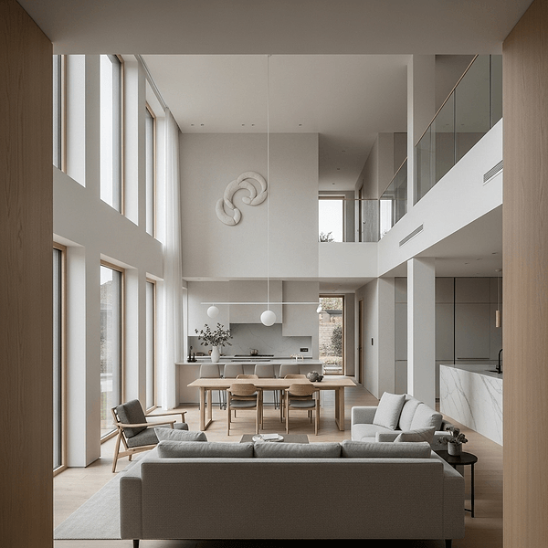 Modern minimalist interior