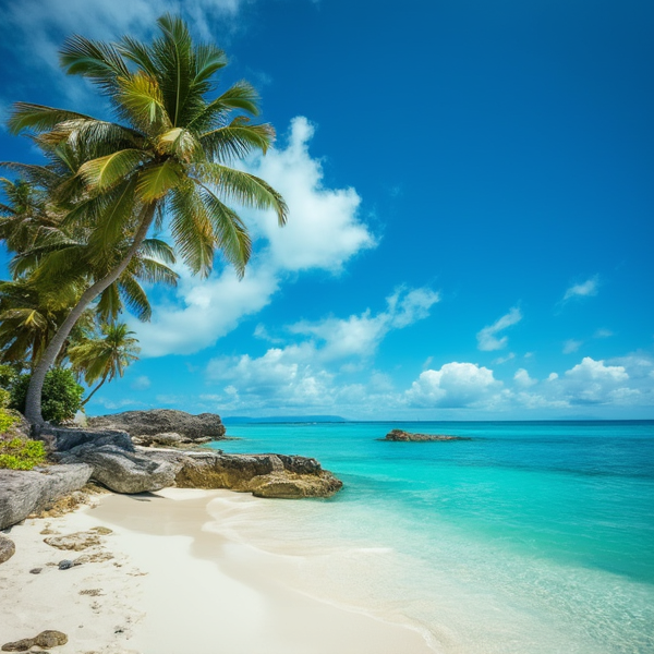 Tropical paradise beach